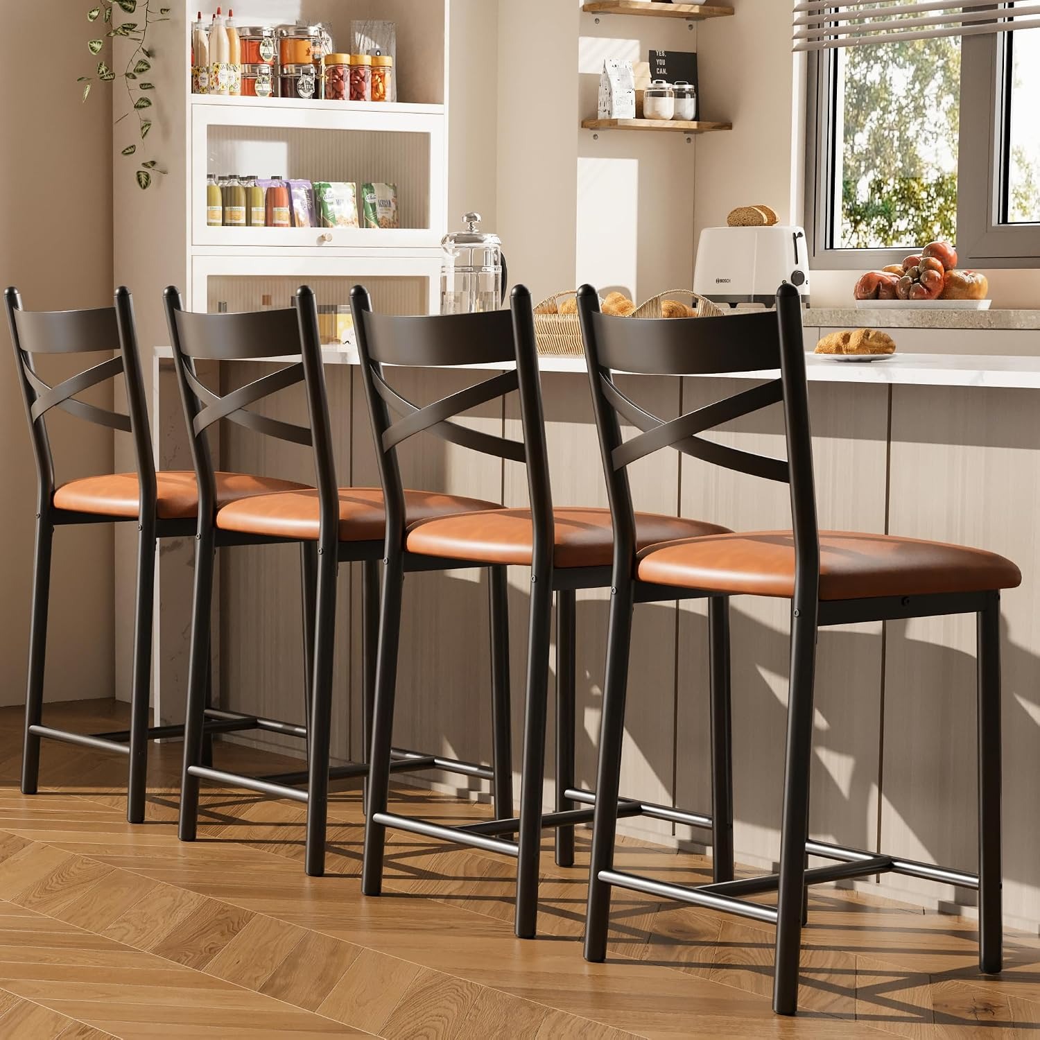 4 stuks 26 inch barstoelen met - Home Bar Lounge recensie en prijs