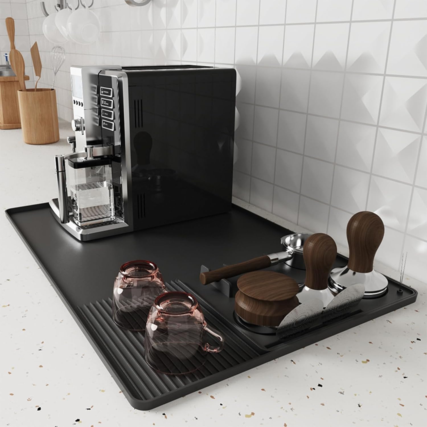 3-in-1 siliconen koffiemat Mul - Bar Mat Rubber recensie en prijs