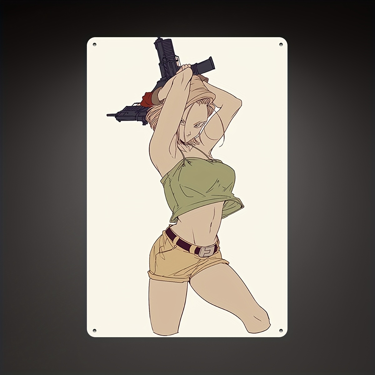 Android 18 Anime Girl Metalen  - Home Bar Android recensie en prijs