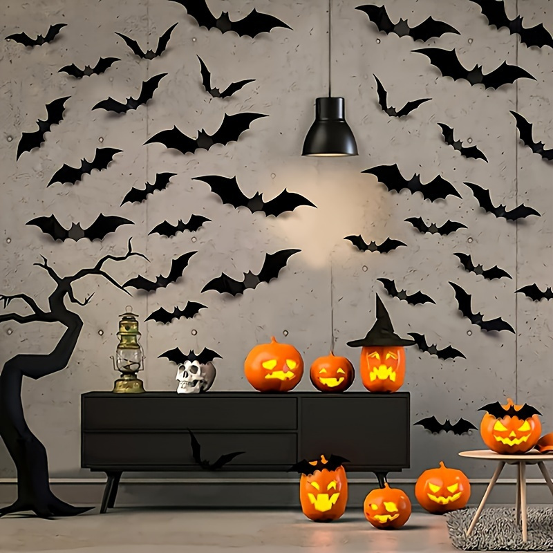 3D Zwarte PVC Vleermuis Hallow - Home Bar Set recensie en prijs